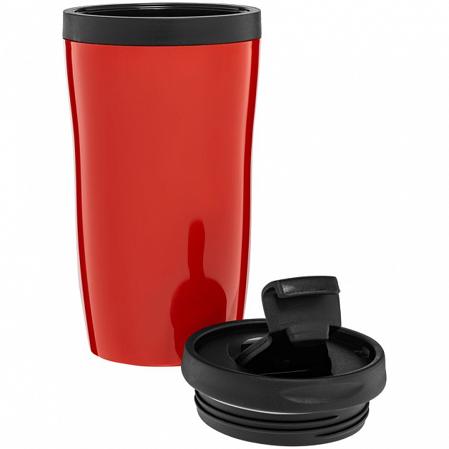 Термостакан Sagga, красный с логотипом в Балашихе заказать по выгодной цене в кибермаркете AvroraStore