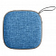 Беспроводная колонка Chubby, серая с голубым с логотипом в Балашихе заказать по выгодной цене в кибермаркете AvroraStore