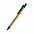 Шариковая ручка NATURAL BIO - Зеленый FF с логотипом в Балашихе заказать по выгодной цене в кибермаркете AvroraStore