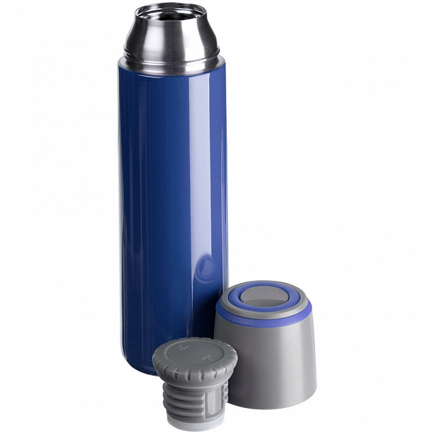 Термос Heater, синий с логотипом в Балашихе заказать по выгодной цене в кибермаркете AvroraStore
