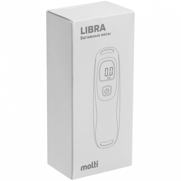 Дорожные весы Libra, белые с логотипом в Балашихе заказать по выгодной цене в кибермаркете AvroraStore