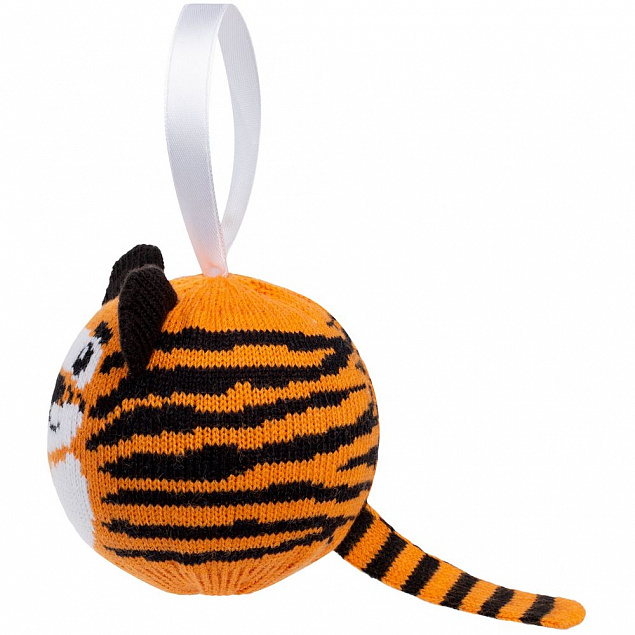 Елочный шар «Тигр» с логотипом в Балашихе заказать по выгодной цене в кибермаркете AvroraStore