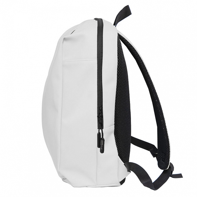 Рюкзак "Go", белый, 41 х 29 х15,5 см, 100% полиуретан с логотипом в Балашихе заказать по выгодной цене в кибермаркете AvroraStore