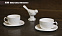 Набор чайный "Мгновение"на 2 персоны, белый с логотипом в Балашихе заказать по выгодной цене в кибермаркете AvroraStore