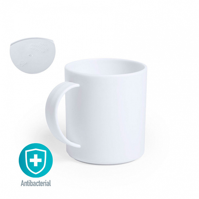 Кружка PLANTEX,  антибактериальный пластик с логотипом в Балашихе заказать по выгодной цене в кибермаркете AvroraStore