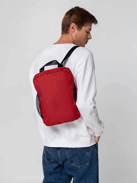 Рюкзак Packmate Sides, красный с логотипом в Балашихе заказать по выгодной цене в кибермаркете AvroraStore