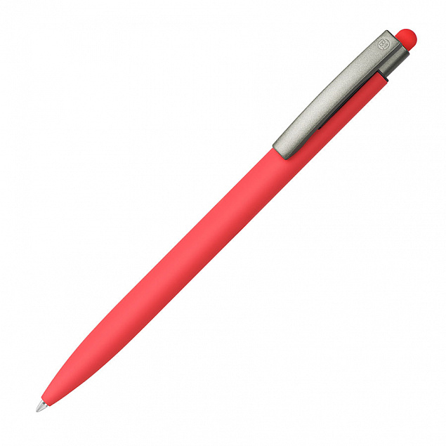 ELLE SOFT, ручка шариковая, красный, металл, синие чернила с логотипом в Балашихе заказать по выгодной цене в кибермаркете AvroraStore
