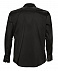Рубашка мужская с длинным рукавом Brighton, черная с логотипом в Балашихе заказать по выгодной цене в кибермаркете AvroraStore