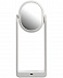 Настольная лампа с зеркалом и беспроводной зарядкой Tyro, белая с логотипом в Балашихе заказать по выгодной цене в кибермаркете AvroraStore
