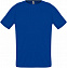 Футболка унисекс SPORTY 140, ярко-синяя с логотипом в Балашихе заказать по выгодной цене в кибермаркете AvroraStore