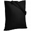 Холщовая сумка Neat 140, черная с логотипом в Балашихе заказать по выгодной цене в кибермаркете AvroraStore