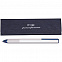 Ручка шариковая PF One, серебристая с синим с логотипом в Балашихе заказать по выгодной цене в кибермаркете AvroraStore