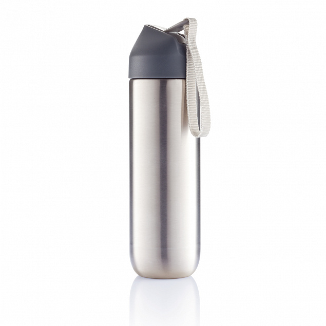 Металлическая бутылка для воды Neva, 500 мм с логотипом в Балашихе заказать по выгодной цене в кибермаркете AvroraStore