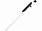 Ручка шариковая Этюд, белый/черный с логотипом в Балашихе заказать по выгодной цене в кибермаркете AvroraStore