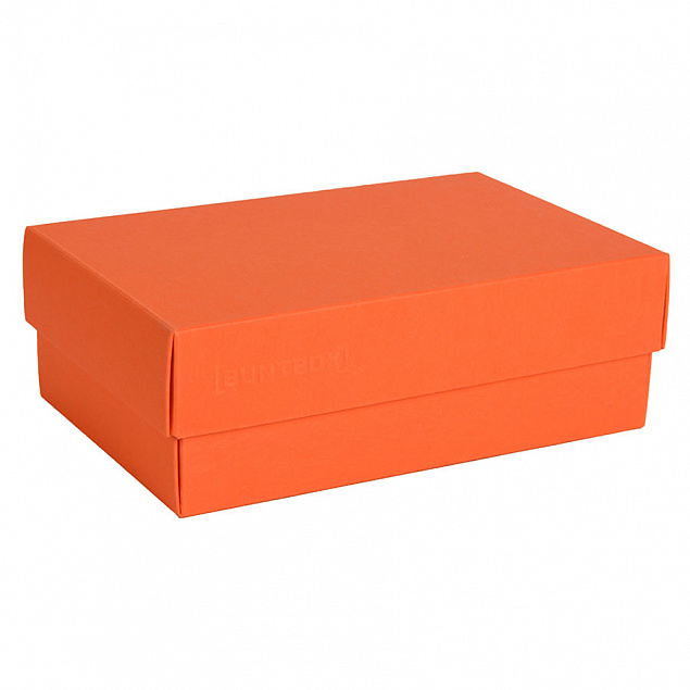 Коробка картонная, "COLOR" 11,5*6*17 см; оранжевый с логотипом в Балашихе заказать по выгодной цене в кибермаркете AvroraStore
