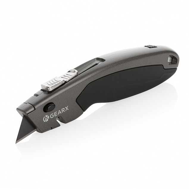 Сверхпрочный строительный нож Gear X с логотипом в Балашихе заказать по выгодной цене в кибермаркете AvroraStore