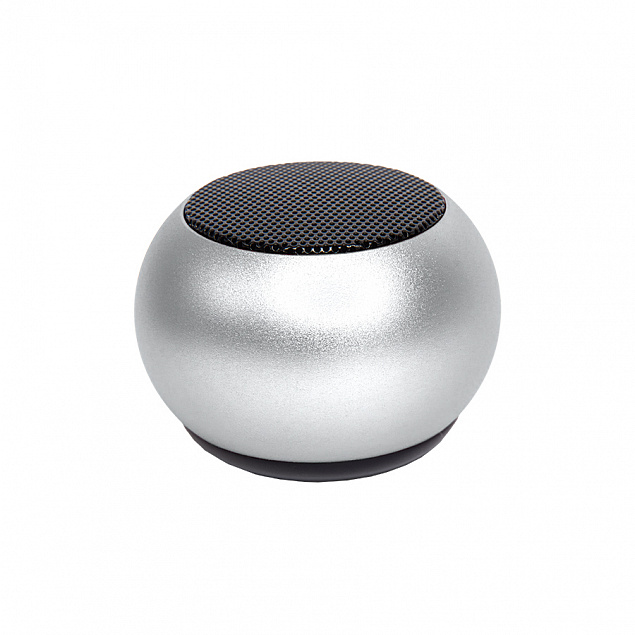 Портативная mini Bluetooth-колонка Sound Burger "Ellipse" серебро с логотипом в Балашихе заказать по выгодной цене в кибермаркете AvroraStore