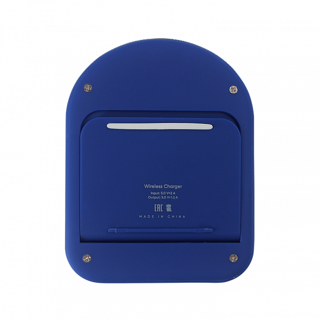 Беспроводное зарядное устройство Flatty ST (Синий) с логотипом в Балашихе заказать по выгодной цене в кибермаркете AvroraStore