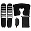 Дорожный набор 3 в 1 Hemma, черный с логотипом в Балашихе заказать по выгодной цене в кибермаркете AvroraStore
