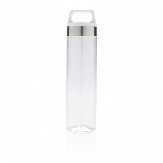Стильная бутылка для воды Tritan, белая с логотипом в Балашихе заказать по выгодной цене в кибермаркете AvroraStore