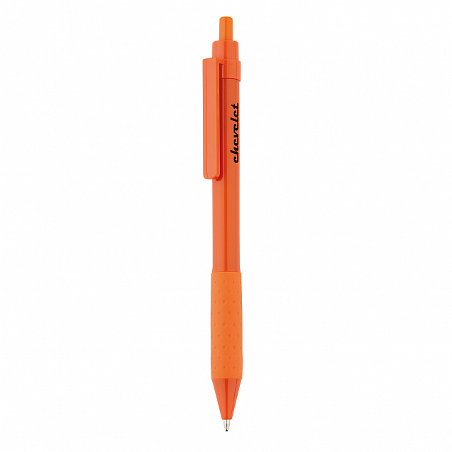 Ручка X2, оранжевый с логотипом в Балашихе заказать по выгодной цене в кибермаркете AvroraStore
