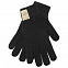 Перчатки Classic Foundation Label, черные с логотипом в Балашихе заказать по выгодной цене в кибермаркете AvroraStore
