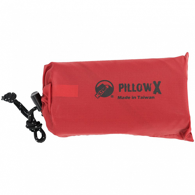 Надувная подушка Pillow X, красная с логотипом в Балашихе заказать по выгодной цене в кибермаркете AvroraStore