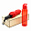 Подарочный набор Rainy, (красный) с логотипом в Балашихе заказать по выгодной цене в кибермаркете AvroraStore