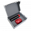 Набор Hot Box Duo CB grey (черный с красным) с логотипом в Балашихе заказать по выгодной цене в кибермаркете AvroraStore