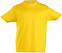 Футболка детская Imperial Kids 190, желтая с логотипом в Балашихе заказать по выгодной цене в кибермаркете AvroraStore
