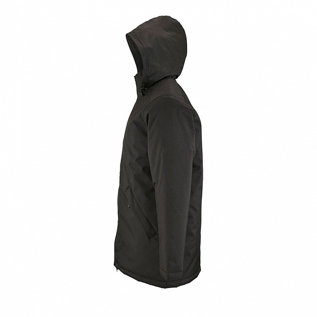 Куртка на стеганой подкладке ROBYN, черная с логотипом в Балашихе заказать по выгодной цене в кибермаркете AvroraStore