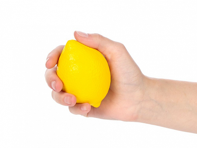 Антистресс «Лимон» с логотипом в Балашихе заказать по выгодной цене в кибермаркете AvroraStore