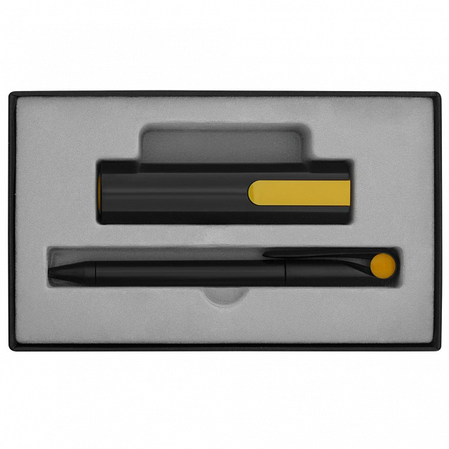 Набор Takeover Black, черно-желтый с логотипом в Балашихе заказать по выгодной цене в кибермаркете AvroraStore
