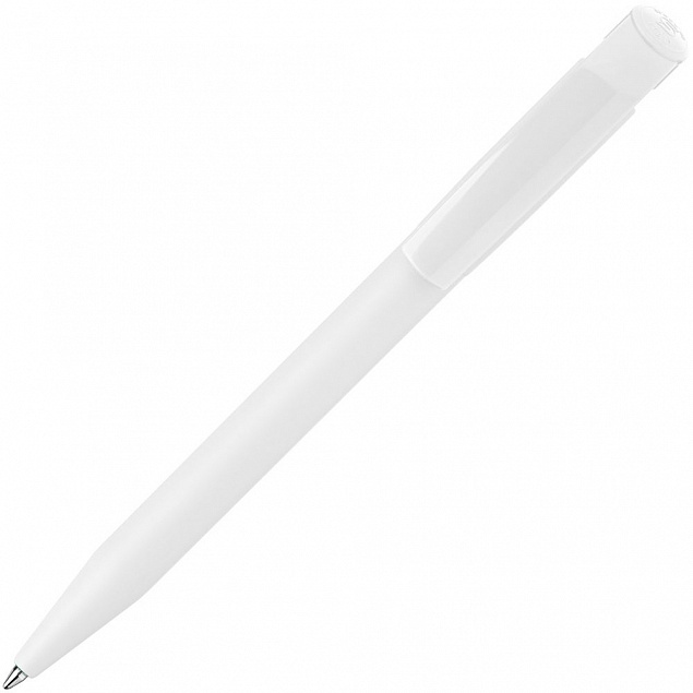 Ручка шариковая S45 ST, белая с логотипом в Балашихе заказать по выгодной цене в кибермаркете AvroraStore