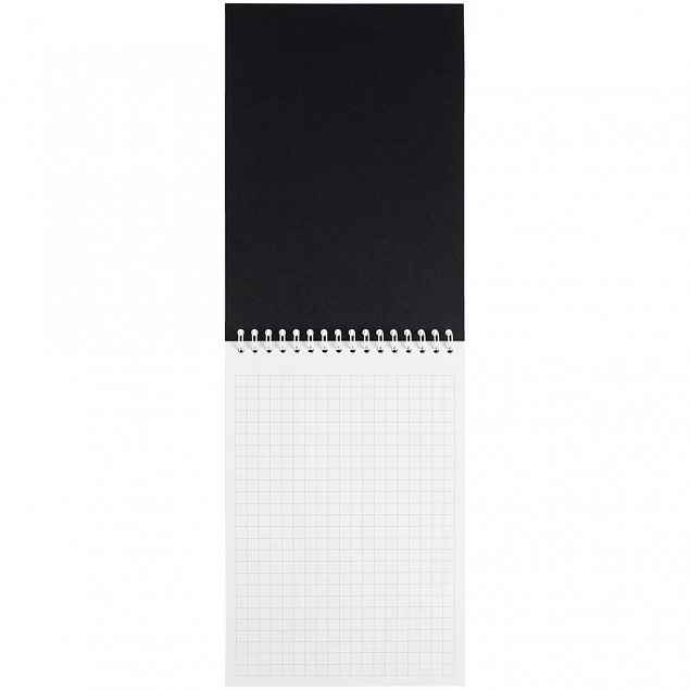 Блокнот Dali в клетку, черный с логотипом в Балашихе заказать по выгодной цене в кибермаркете AvroraStore