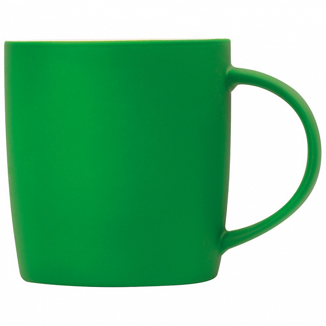 Кружка керамическая 300 мл, зеленая с логотипом в Балашихе заказать по выгодной цене в кибермаркете AvroraStore