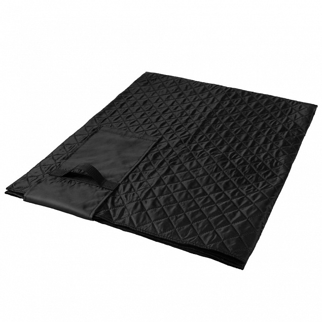 Плед для пикника Comfy, черный с логотипом в Балашихе заказать по выгодной цене в кибермаркете AvroraStore