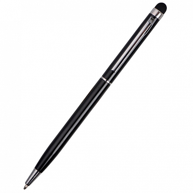 Ручка металлическая Dallas Touch - Черный AA с логотипом в Балашихе заказать по выгодной цене в кибермаркете AvroraStore