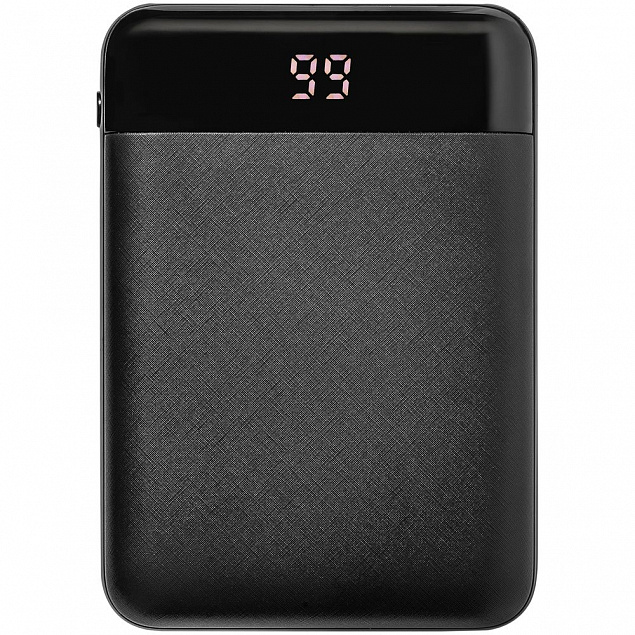 Внешний аккумулятор Uniscend Full Feel 10000 mAh с индикатором заряда, черный с логотипом в Балашихе заказать по выгодной цене в кибермаркете AvroraStore