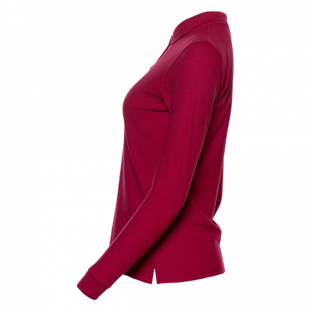 Рубашка поло Рубашка женская 04SW Бордовый с логотипом в Балашихе заказать по выгодной цене в кибермаркете AvroraStore