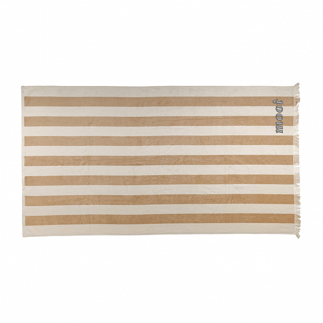 Пляжное полотенце Ukiyo Yukari XL из переработанного хлопка AWARE™, 100x180 см с логотипом в Балашихе заказать по выгодной цене в кибермаркете AvroraStore