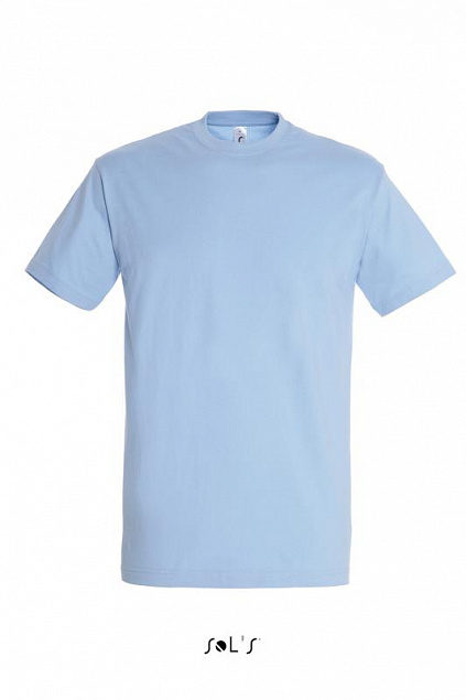 Фуфайка (футболка) IMPERIAL мужская,Голубой L с логотипом в Балашихе заказать по выгодной цене в кибермаркете AvroraStore