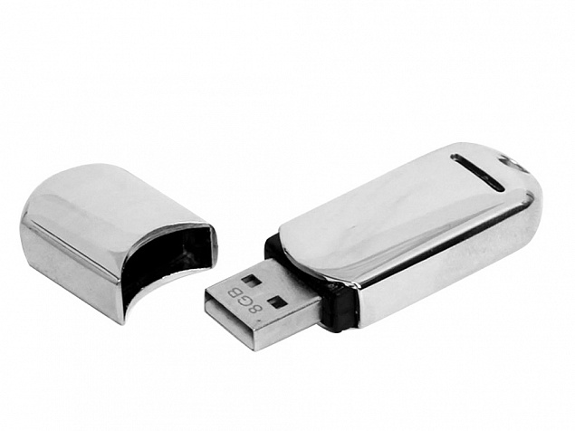 USB-флешка на 32 Гб каплевидной формы с логотипом в Балашихе заказать по выгодной цене в кибермаркете AvroraStore