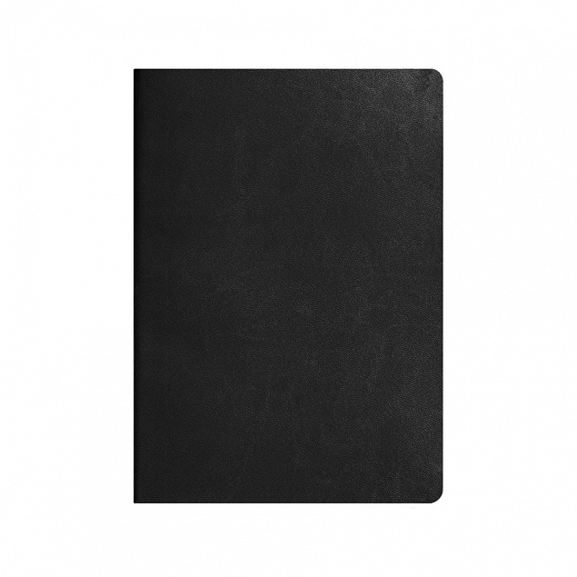 Ежедневник недатированный Tony, А5, черный, кремовый блок в клетку с логотипом в Балашихе заказать по выгодной цене в кибермаркете AvroraStore