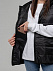 Жилет Orkney с капюшоном, черный с логотипом в Балашихе заказать по выгодной цене в кибермаркете AvroraStore