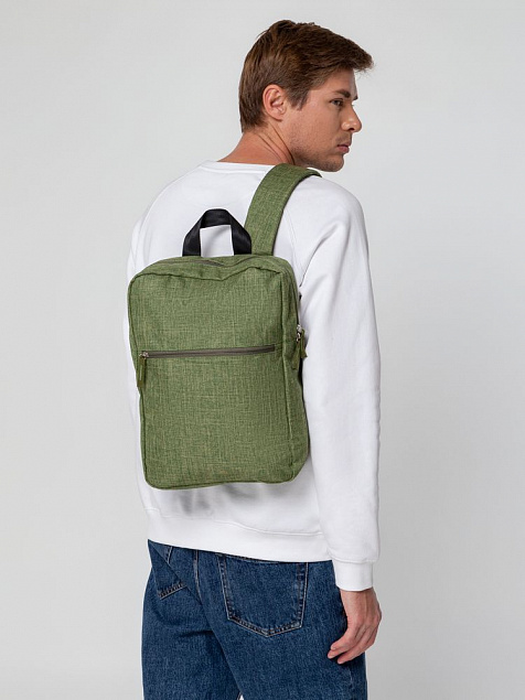Рюкзак Packmate Pocket, зеленый с логотипом в Балашихе заказать по выгодной цене в кибермаркете AvroraStore