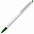 Ручка шариковая Tick, белая с оранжевым с логотипом в Балашихе заказать по выгодной цене в кибермаркете AvroraStore