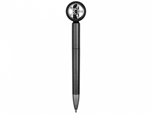 Ручка пластиковая шариковая Wheel со спиннером с логотипом в Балашихе заказать по выгодной цене в кибермаркете AvroraStore