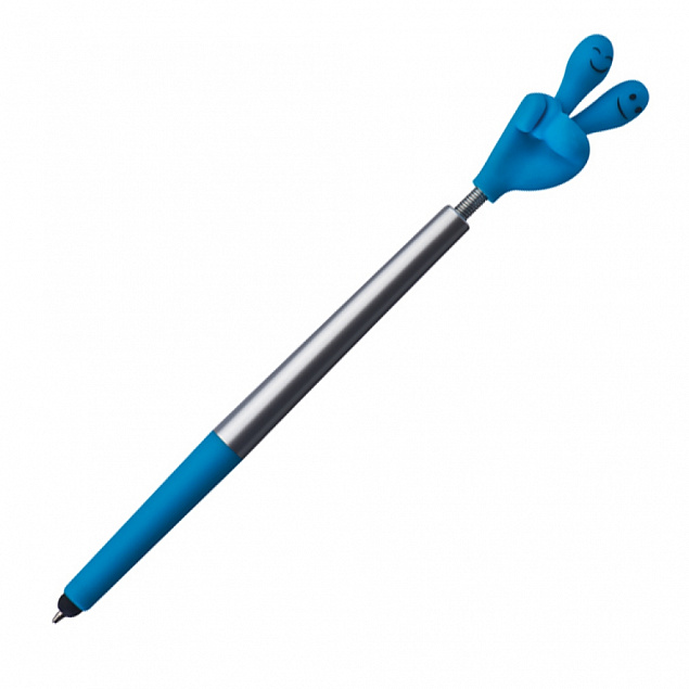 Ручка стилус CrisMa, голубая с логотипом в Балашихе заказать по выгодной цене в кибермаркете AvroraStore