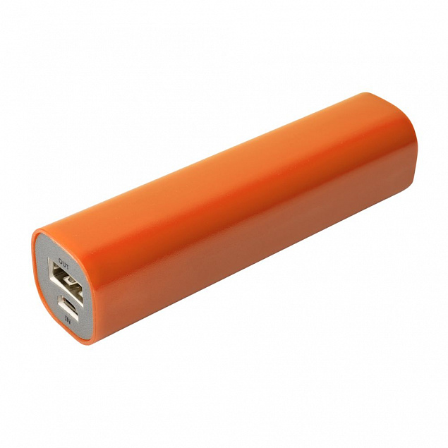 Внешний аккумулятор Easy Shape 2000 мАч, оранжевый с логотипом в Балашихе заказать по выгодной цене в кибермаркете AvroraStore